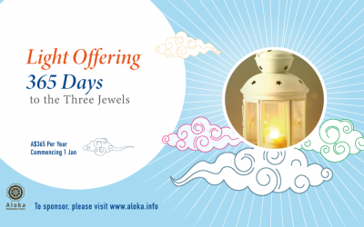 Stupa Light Offerings to the Three Jewels 2026